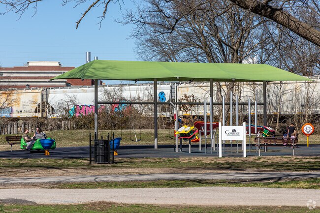 Carter Park offers a variety of areas for play and adventure.