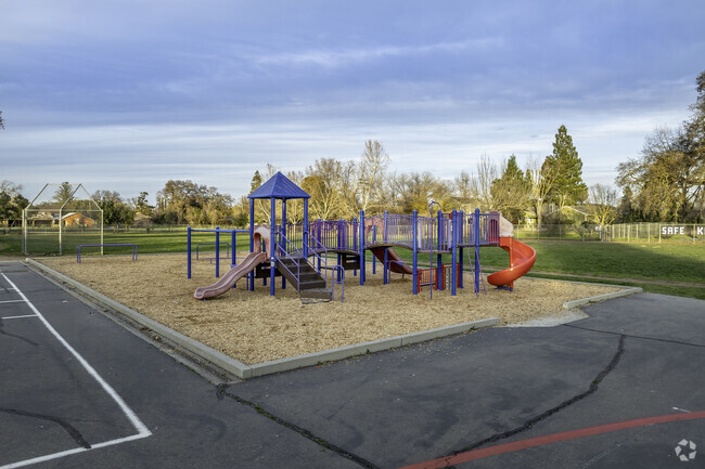 Your kids will love the playground at Florence Markofer Elementary School.