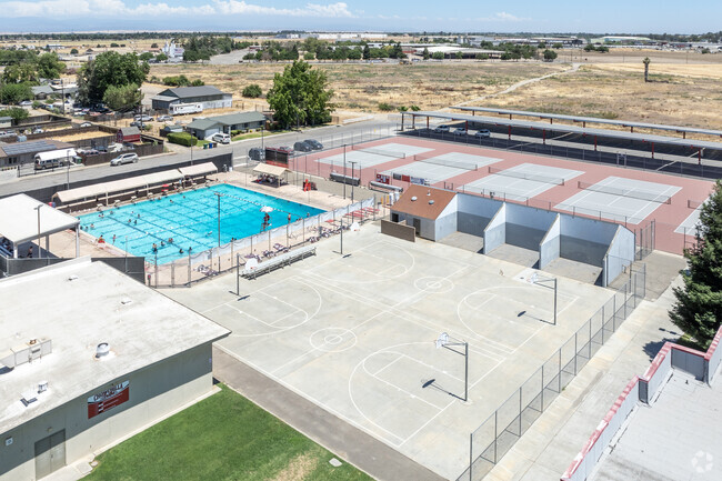 There is a pool at Chowchilla Union High School in Chowchilla.