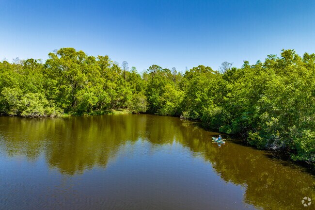 Trinity has a couple of quiet spots a fishing.