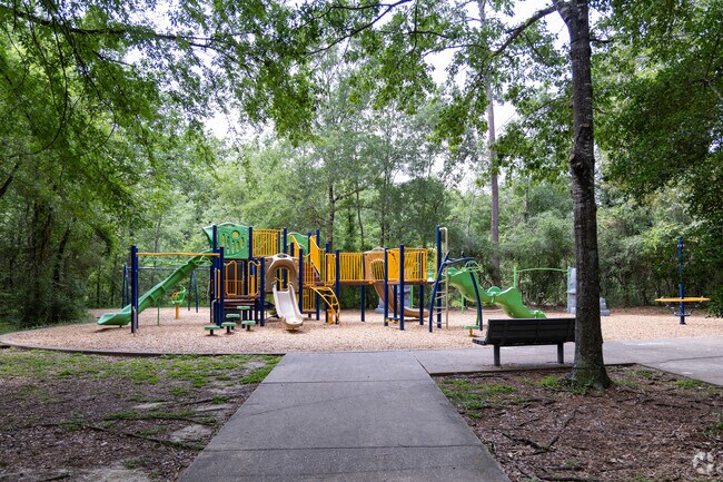 Families enjoy the close access to various parks and playgrounds like Harper's Landing Park.