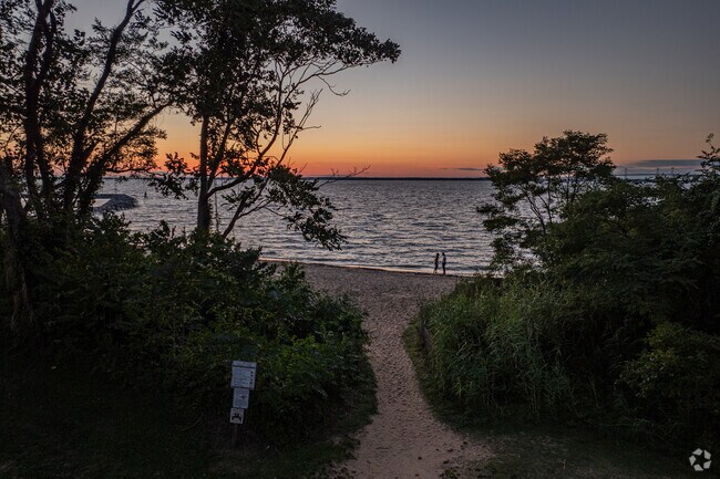Matapeake State Park in Stevensville offers stunning views of the Chesapeake Bay.