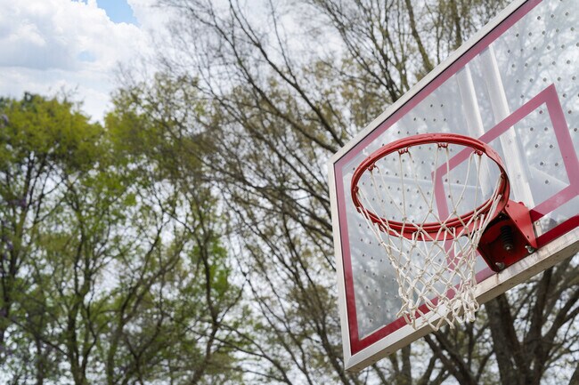 Blair Villa-Poole Creek is near Harper Park, where locals enjoy basketball games on well-maintained courts.