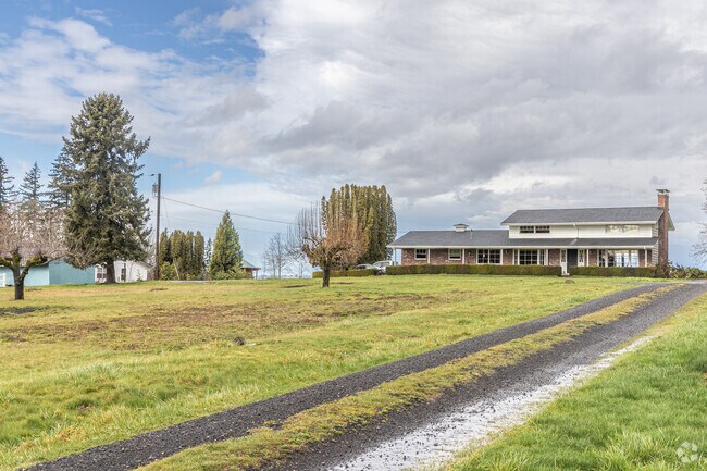 Homes with acreage are common in Sandy River.