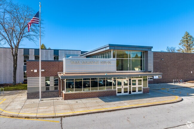 Wales students begin learning at A-rated Wales Elementary School.