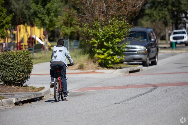 Many residents of West Savannah choose to bike to their destination.