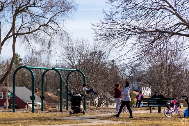 Davis Park in Kenosha offers green space and recreational amenities.