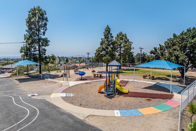 Greg Rogers Elementary's playground is expansive.