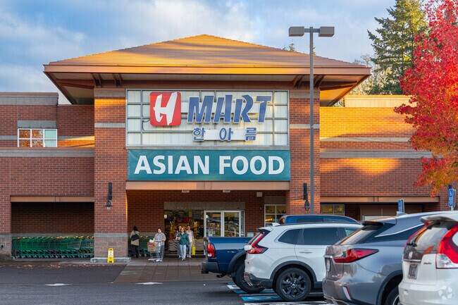 You can shop for Asian groceries at H-Mart in the Derry Dell community.