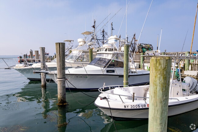 Hampton Bays is a boating town with many Marinas.
