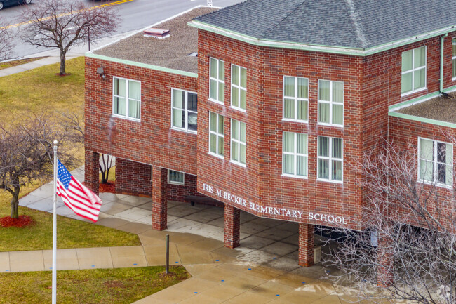 Main entrance at Iris Becker Elementary School.