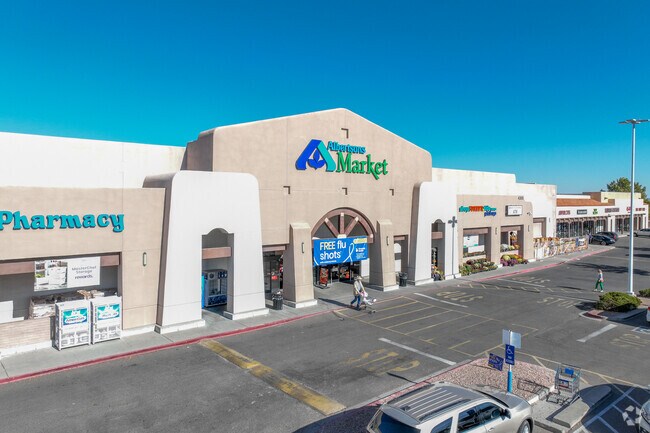 You can find many shopping centers along NM 528 in Rio Rancho.