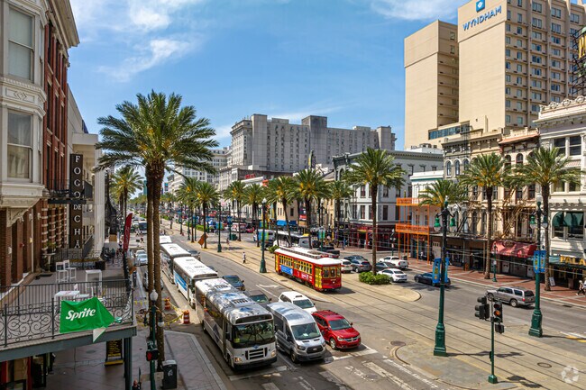 There are many options for shopping and restaurants on Canal St in the New Orleans CBD.