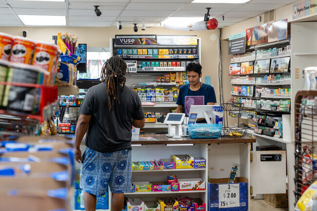 You can conveniently pop into Haynies Corner Mart for snacks, grocery items, and hot food.