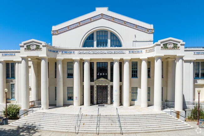 Oakland Technical High School is the oldest high school in Oakland.