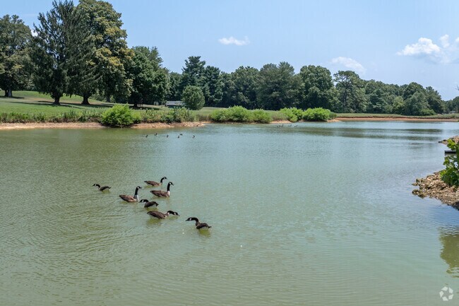 Tranquil views along the greens at Roanoke Country Club.