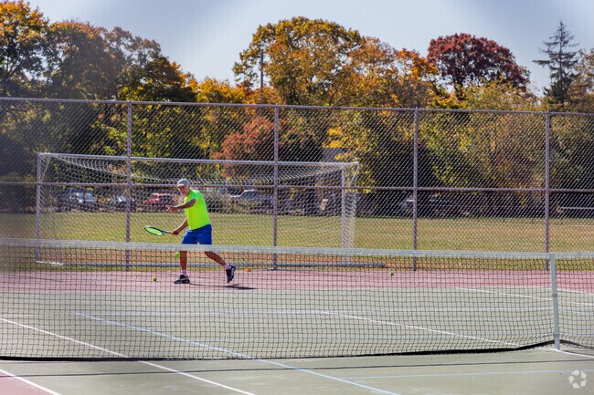 Bring your best game for the tennis courts at Caledonia Park.