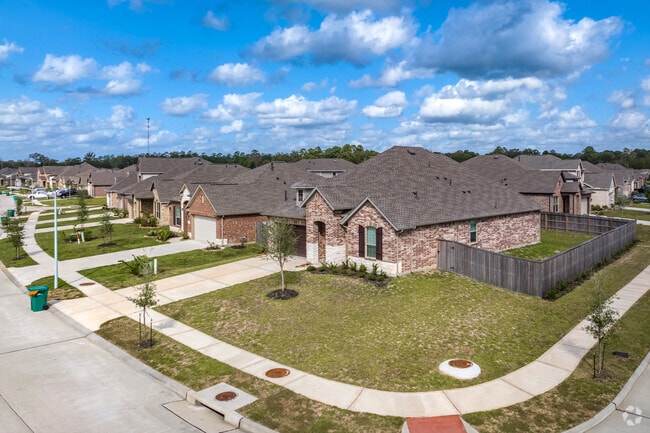 Homes in the Roman Forest neighborhood are known for their manicured lawns.