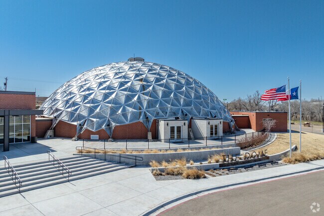 The Dome Civic and Convention Center in Borger is the country’s last standing geodesic dome designed by Henry J. Kaiser.