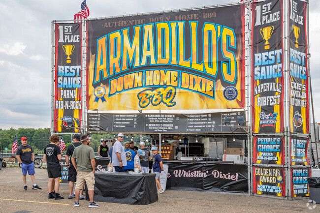 Armadillo's was one of the favorites at the Hall of Fame Rib Burn Off in Edmeyer Park.