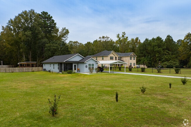 Compact homes in Garden City sit on large lots.