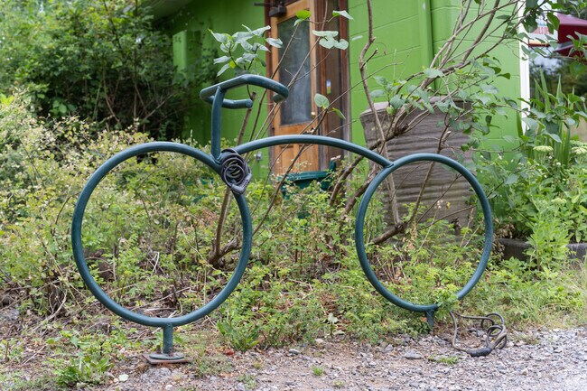 North Olympia is a bike-friendly neighborhood.