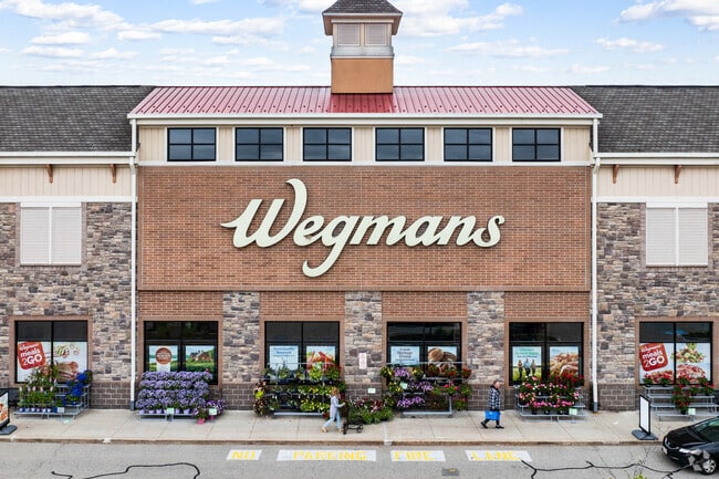 One of the few Wegmans stands in Northborough at Northborough Crossing.