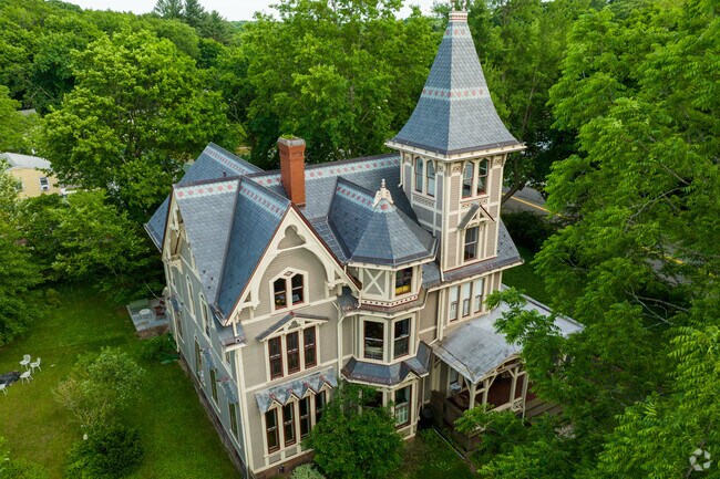 Charming Victorian style homes can be found in the Fair Haven Heights neighborhood.