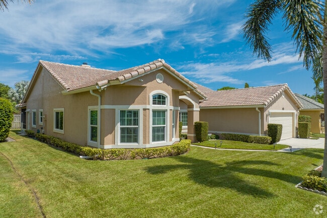Ranch-style homes in Spencer Lakes sometimes feature French windows.