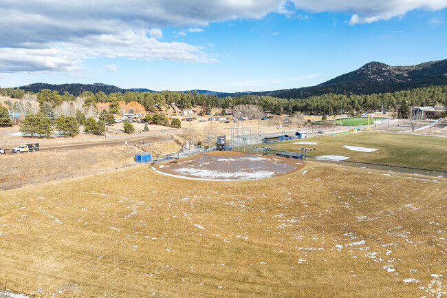 Wilmot Elementary School in Evergreen has a large baseball diamond.