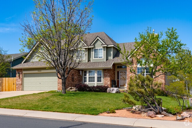New traditional homes in Ridgewood Hills often have red-brick features.