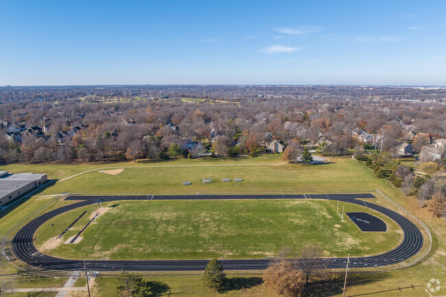 Oxford Middle School playing fields in Overland Park, Kansas.