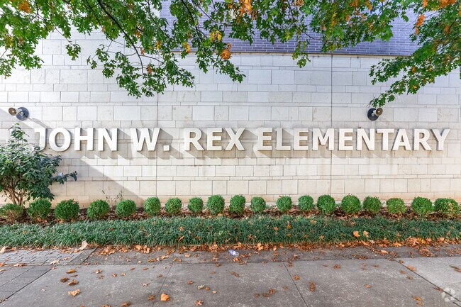 About 700 students attend John Rex Elementary.