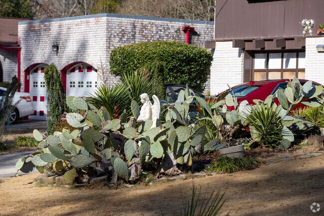 Some beautiful lawn art in the Arlington Estates community.