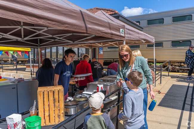 There are delicious samples at the Downtown Downers Grove Farmers Market.