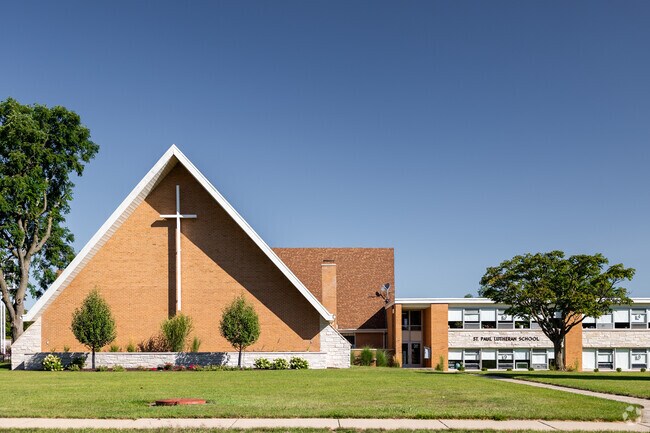 The stunning architecture of St. Paul Lutheran school inspires students to learn.