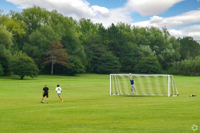 Prairie View has many green spaces to play sports and enjoy the outdoors.