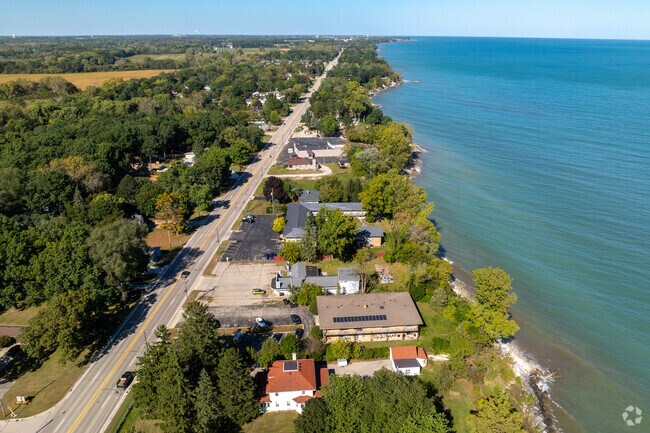 Lakeshore is a residential enclave along the bluffs of Lake Michigan.