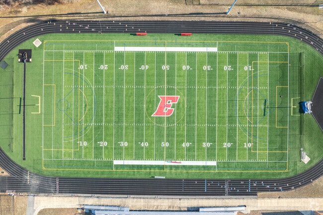 Edgewood High School in Edgewood helps prepare students for college.