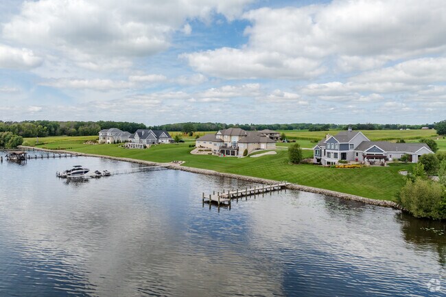 Located in Butte des Morts, larger waterfront home prices range from $500K to $1 million.