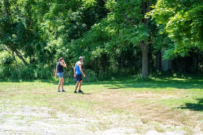 Take a scenic trail walk with your at Audubon Touisset Wildlife Refuge.