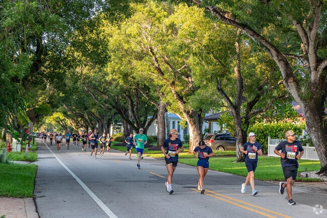 The annual Firecracker 5K Run goes right through the Lake Park neighborhood.