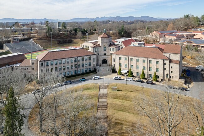 Many local students attend Asheville High School in North Asheville.