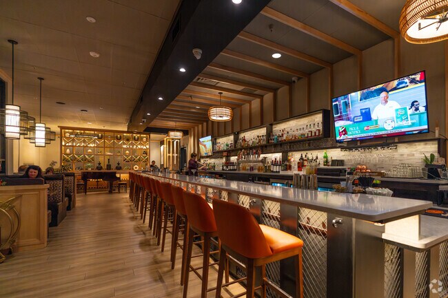 Enjoy a fun night out with friends at Taroko Asian Grill & Bar.