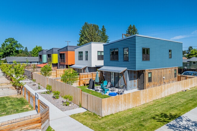 Newly built condo homes take on a more modern style.