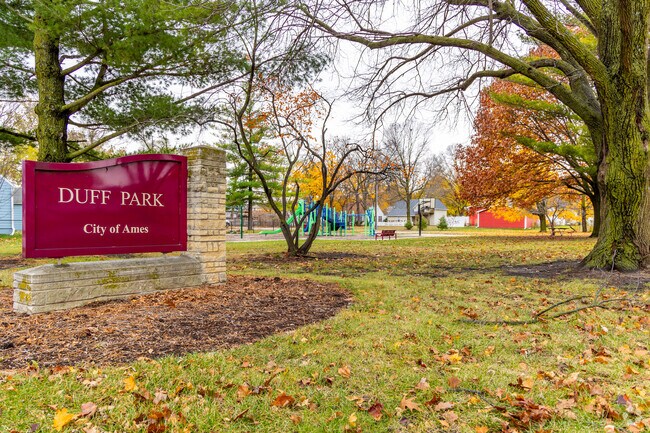 Duff Park’s playground is a favorite spot for Grand-Summit families to gather.