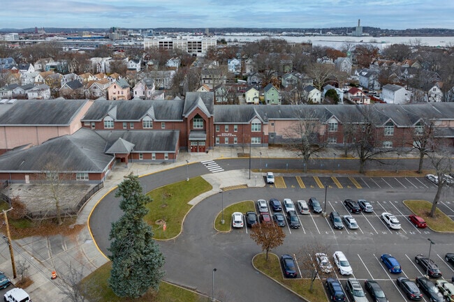 The Betsy Ross Arts Magnet School on 150 Kimberly Ave. in New Haven, CT.