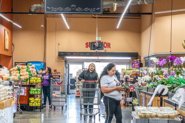 You can get all your grocery needs at nearby Superior Grocer.