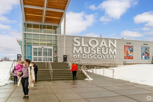 Flint residents have free admission to the Sloan Museum of Discovery.
