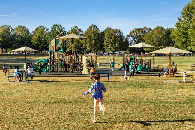 The playground at Walter Elisha Park in Fort Mill is one of the most popular playgrounds.